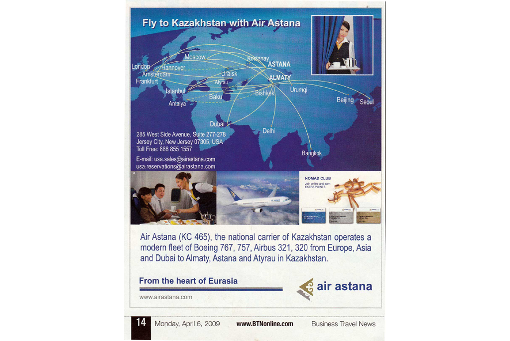                                    AD Fly to Kazahkstan with Ari Astana