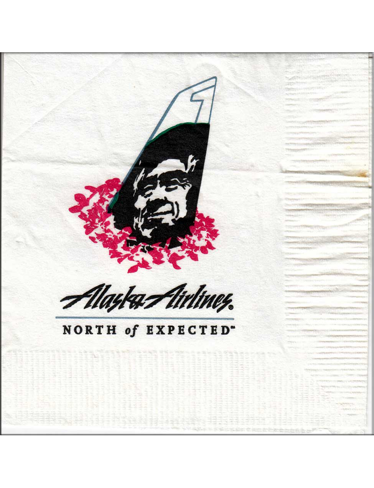 Alaska Airlines - North of Expected napkin