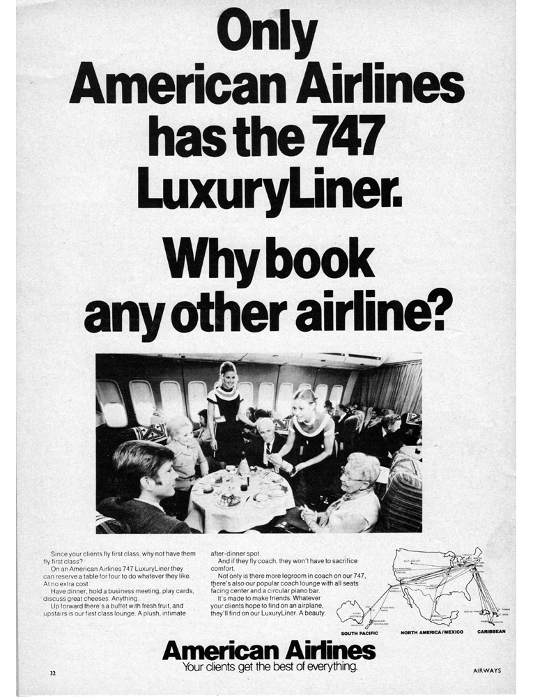 AD 2 - Only American Has The DC-10 LuxuryLiner