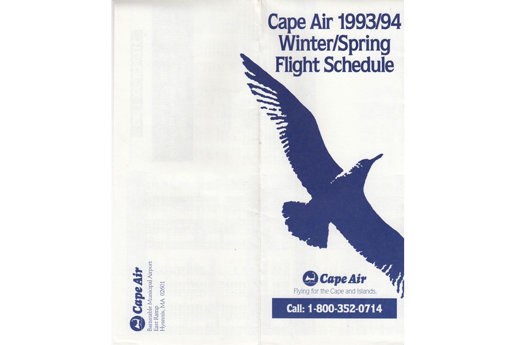 Cover 1993.1994 flight schedule