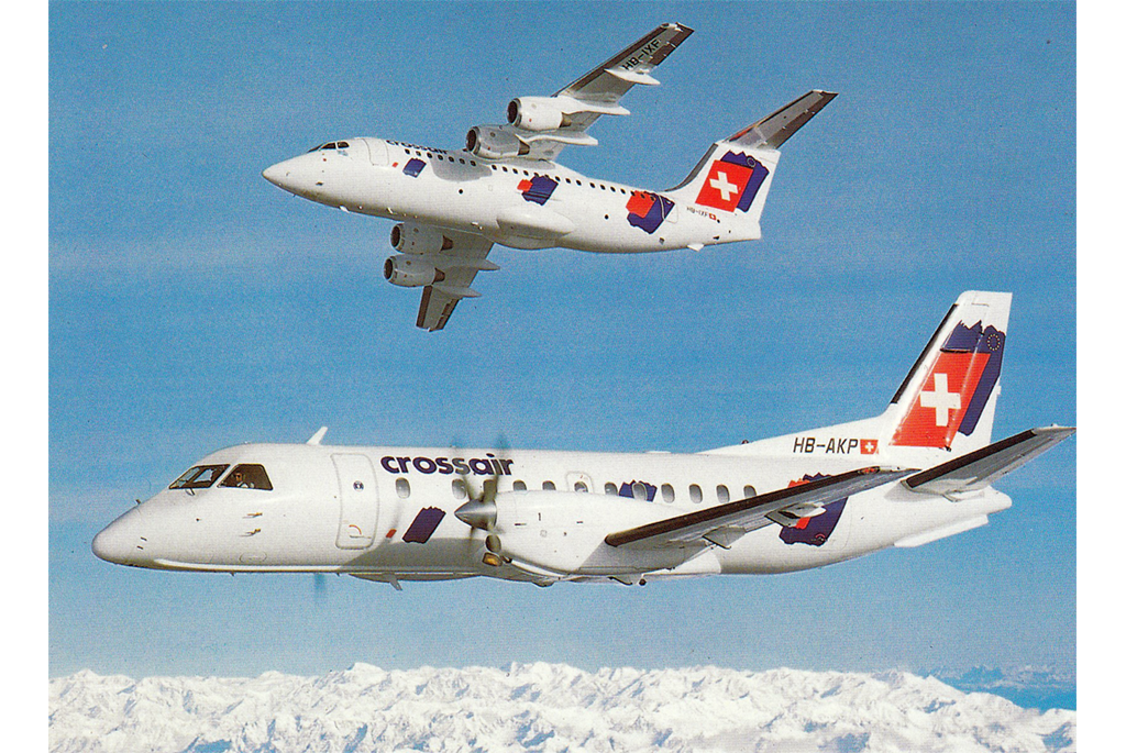 Avro RJ-85 and Saab-2000 Jumolino