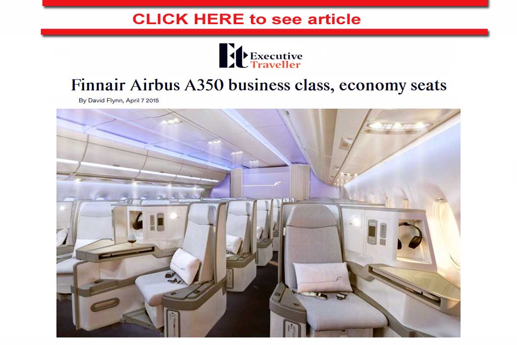 Finnair reveals new airbus A350 seats and interiors