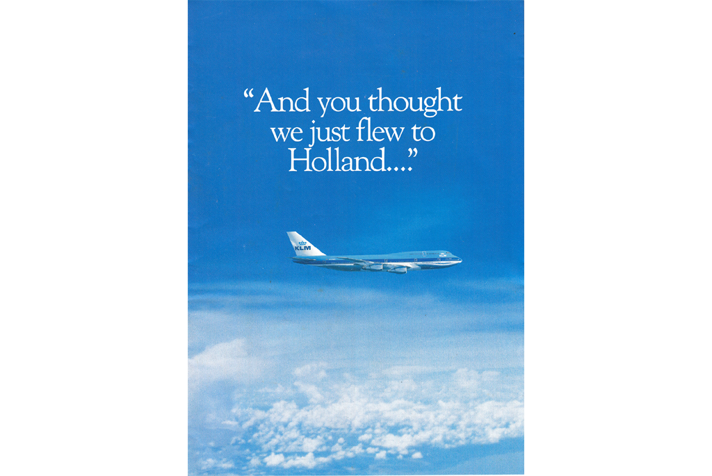 Promo - and you thought we just flew to Holland