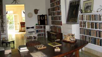 Hemingway house - office/library