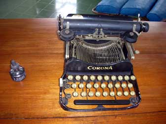 Hemmingway's typewriter