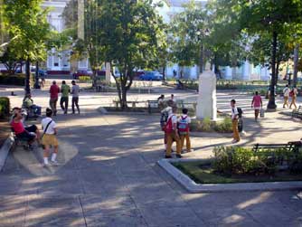 Children in square 