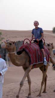 Howie on a camel