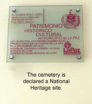 La Paz - Jewish Cemetery