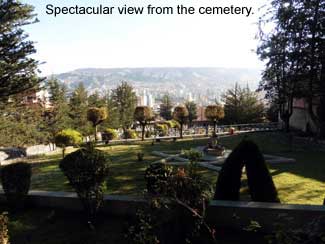 La Paz - Jewish Cemetery - Spectacular View