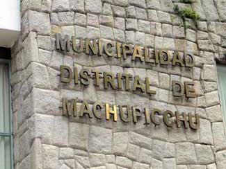 The Pueblo Machu Picchu -sign