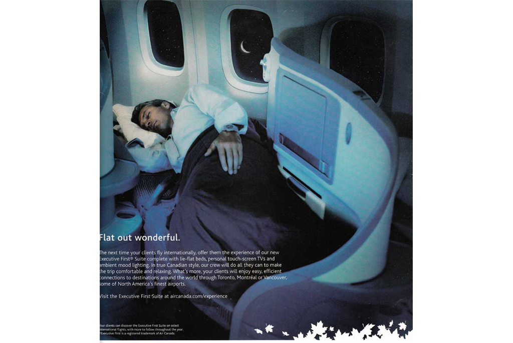 AD - Business Class - bed