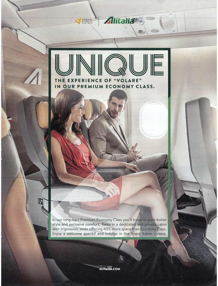 The experience of Volare, Premium Economy class.