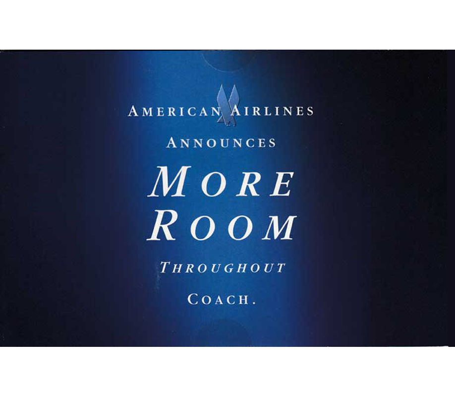 American Announces More Room In Coach