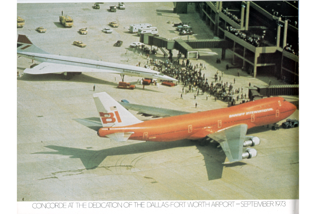 British Airways Concorde and Braniff 747