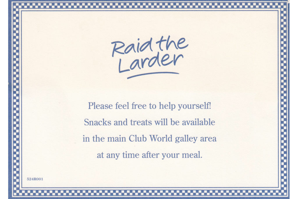 Raid the larder card