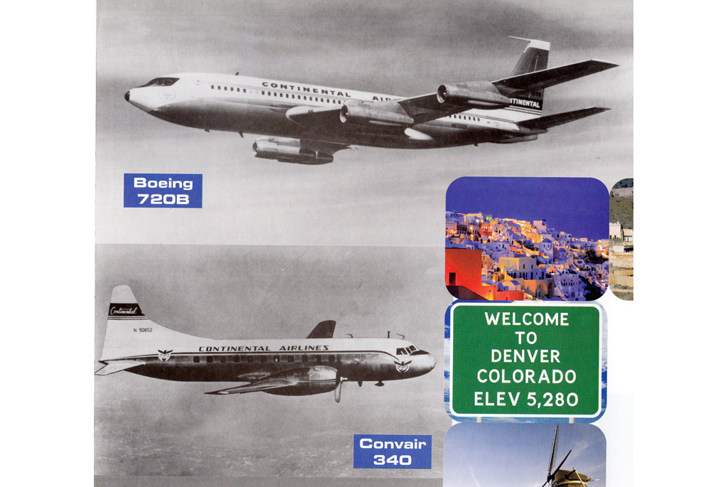 Boeing 720B and Convair 340