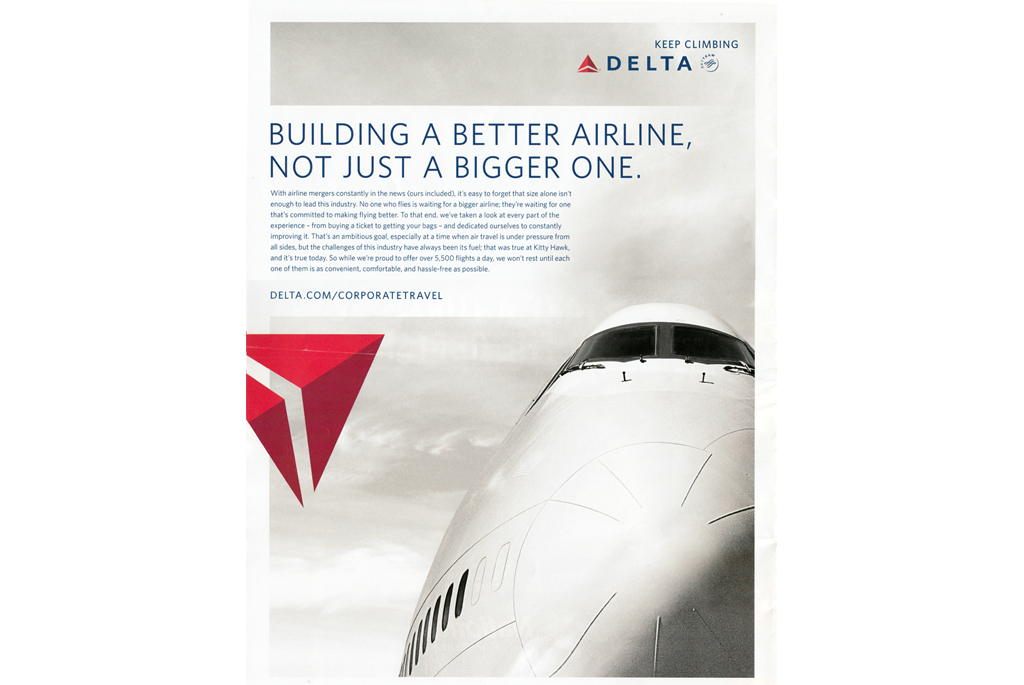 Building a better airlines, not just a bigger one