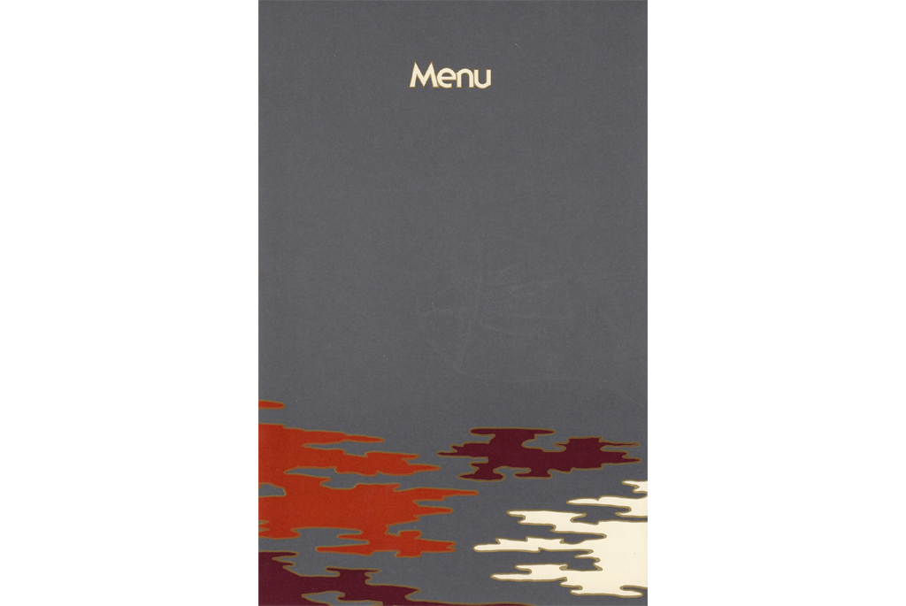 Menu cover