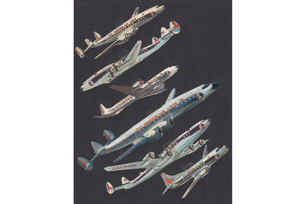 Cutout pictures of various Eastern planes.