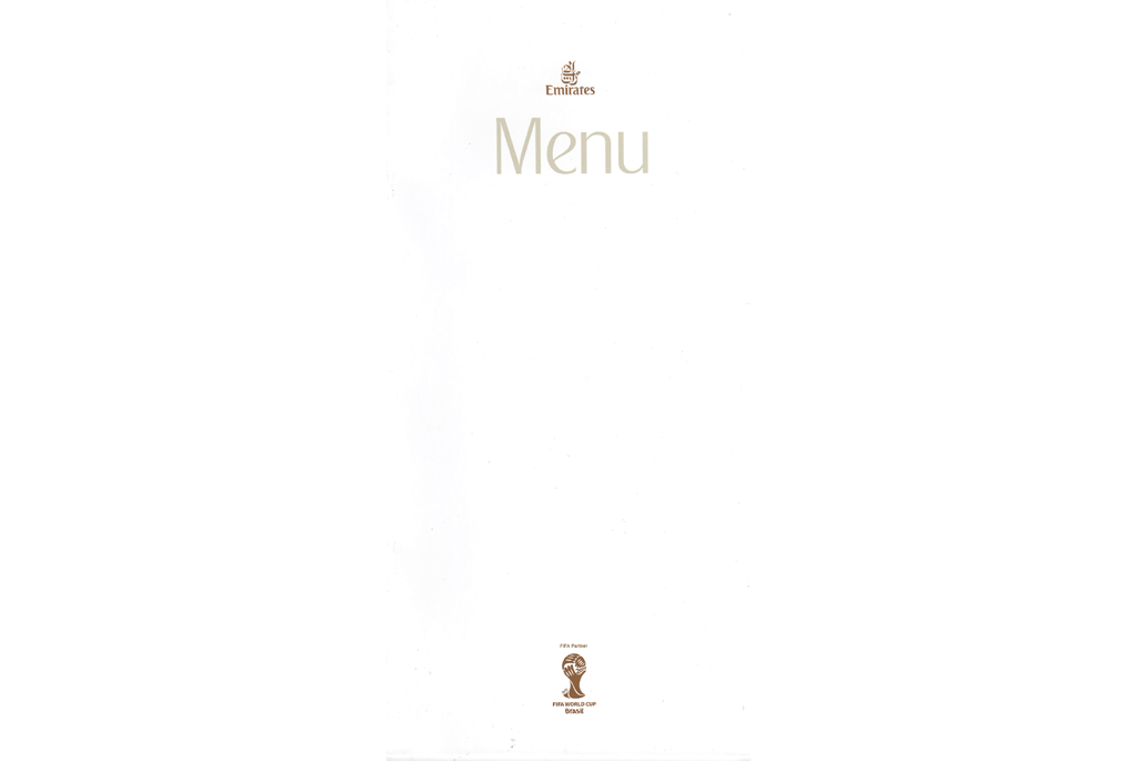 Menu cover