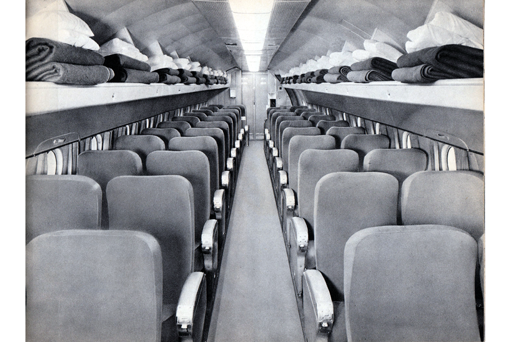 Interior picture of Lockheed constellation