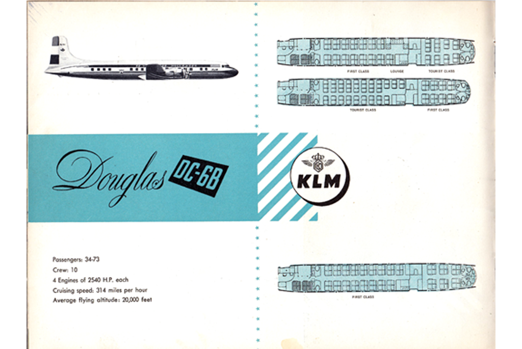 Douglas DC-6B - picture and seat map