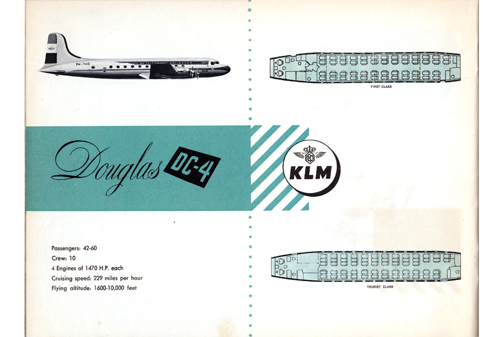 Douglas DC-4 - picture and seat maps