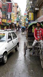 Kathmandu -Thamel District - street scene