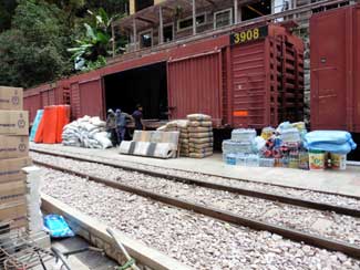 Train unloading