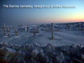 Scary Cemetery scene right out of "Alfred Hitckcock