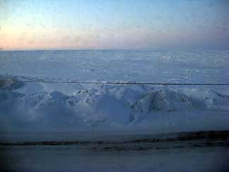 Ice and snow coverd Arctic Ocean